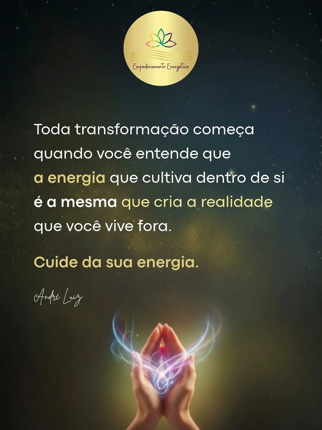Post: frase sobre energia